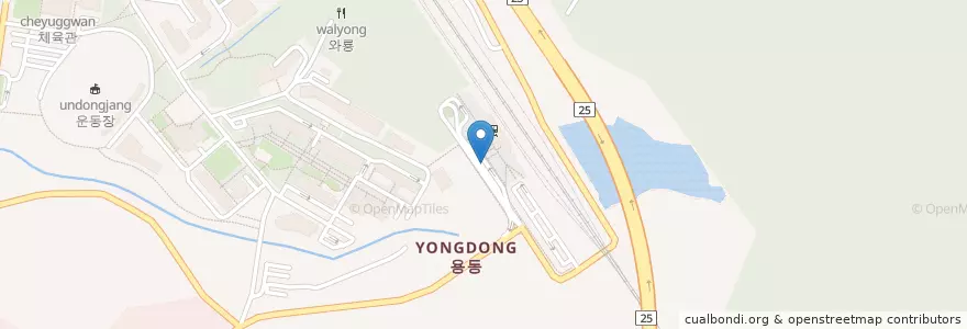 Mapa de ubicacion de 창원중앙역 en Güney Kore, 경상남도, 창원시, 의창구.
