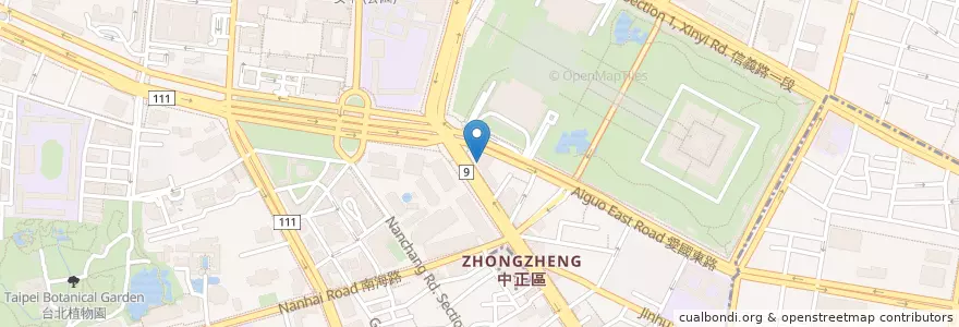 Mapa de ubicacion de Revolver en Tayvan, 新北市, Taipei, 中正區.