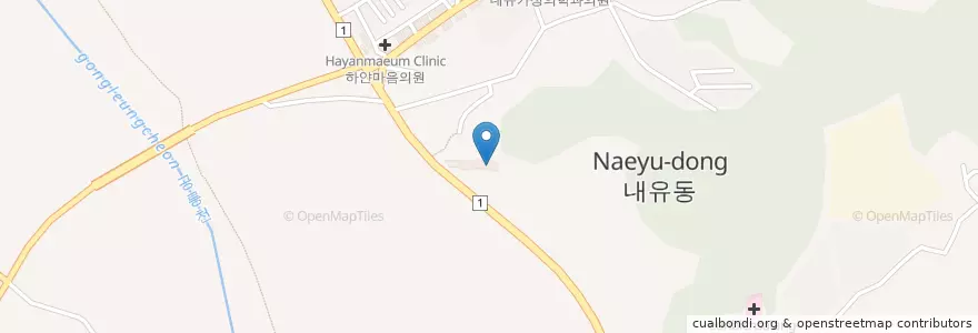 Mapa de ubicacion de 통일로 순대국 en Corea Del Sur, Gyeonggi, 고양시, 덕양구.
