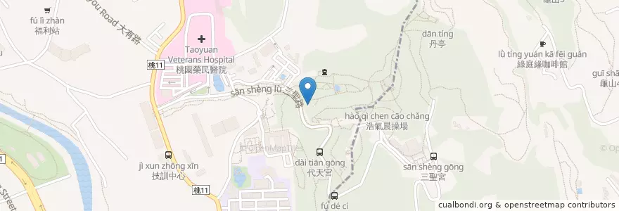 Mapa de ubicacion de 聚樂園 en 臺灣, 桃園市, 龜山區.