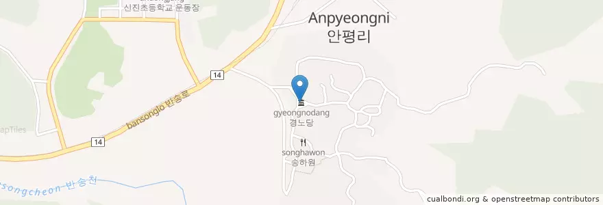 Mapa de ubicacion de 경노당 en 韩国/南韓, 釜山, 機張郡, 철마면.