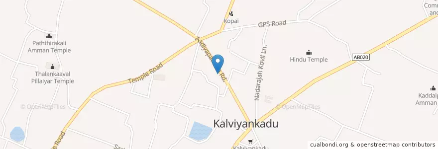 Mapa de ubicacion de J/Nallur RCTMS en Sri Lanka, வட மாகாணம், யாழ்ப்பாணம் மாவட்டம்.