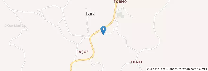 Mapa de ubicacion de Lara en Португалия, Северный, Alto Minho, Viana Do Castelo, Monção, Lara.