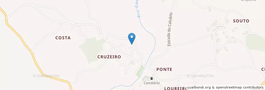 Mapa de ubicacion de Pinheiros en Portekiz, Norte, Alto Minho, Viana Do Castelo, Monção, Pinheiros.