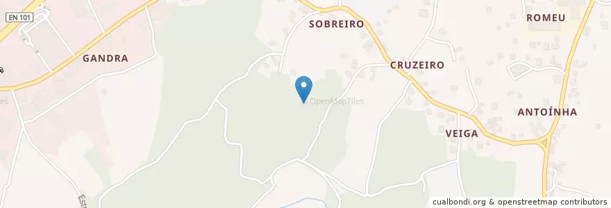 Mapa de ubicacion de Mazedo e Cortes en Portekiz, Norte, Alto Minho, Viana Do Castelo, Monção, Mazedo E Cortes.