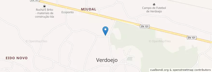 Mapa de ubicacion de Verdoejo en پرتغال, Norte, Alto Minho, Viana Do Castelo, Valença, Verdoejo.
