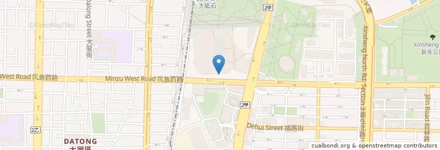 Mapa de ubicacion de 臺北花博超級充電站 en Taïwan, Nouveau Taipei, Taipei.