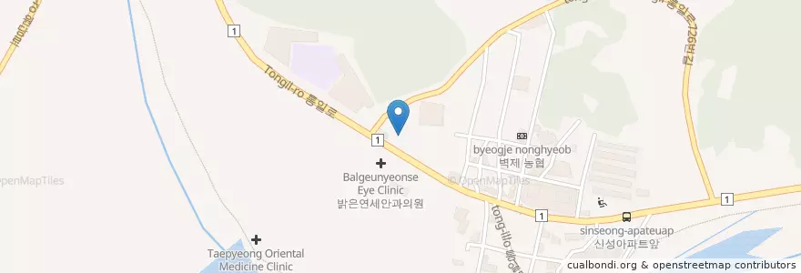 Mapa de ubicacion de ЛОТЕРИА en Республика Корея, Кёнгидо, Коян, 덕양구.