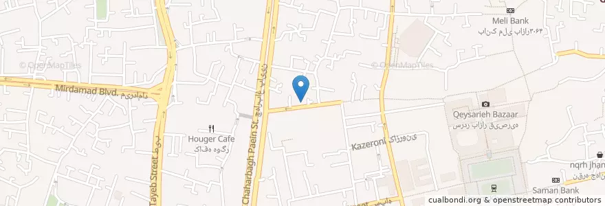 Mapa de ubicacion de مسجد سرخی en ایران, استان اصفهان, شهرستان اصفهان, بخش مرکزی شهرستان اصفهان, اصفهان.