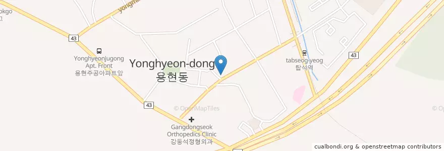 Mapa de ubicacion de CampPC방 en كوريا الجنوبية, 경기도, 의정부시.