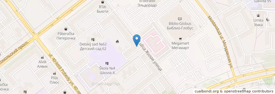 Mapa de ubicacion de Рифарм en Rússia, Уральский Федеральный Округ, Oblast De Cheliabinsk, Челябинский Городской Округ.