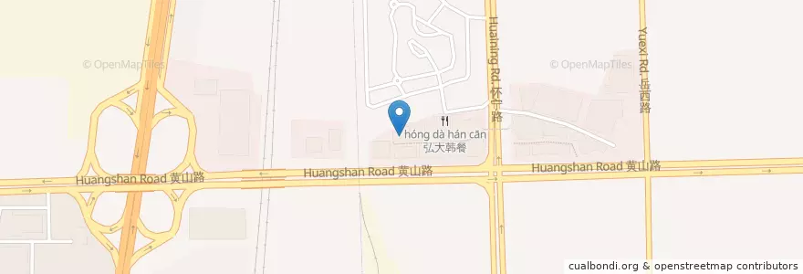 Mapa de ubicacion de 狂爱海鲜 en China, Anhui, Hefei, Shushan District, Urban Hefei, Jinggang Town.