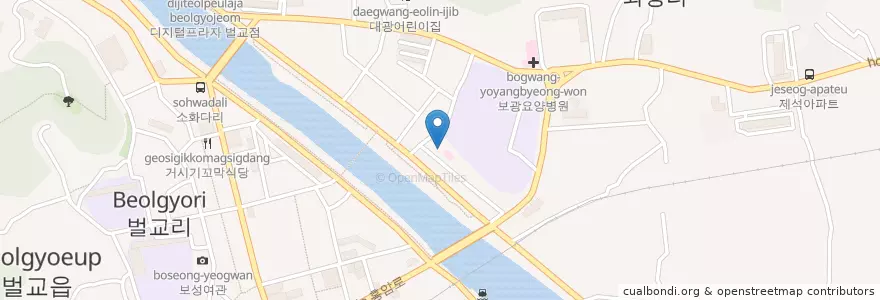 Mapa de ubicacion de 소망교회 en 大韓民国, 全羅南道, 宝城郡.