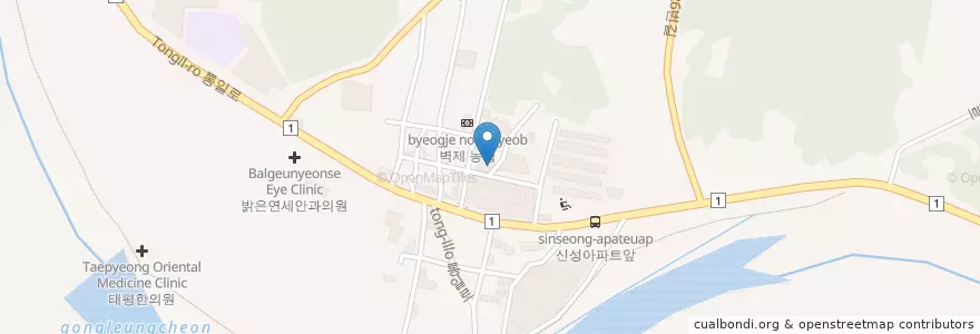 Mapa de ubicacion de 이탈리안 피지&족발 en كوريا الجنوبية, 경기도, 고양시, 덕양구.