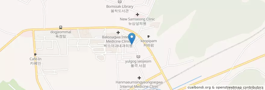 Mapa de ubicacion de 쪼끼쪼끼 en Korea Selatan, Gyeonggi, 파주시, 금촌1동.
