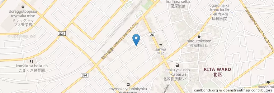 Mapa de ubicacion de スナック らぱん. en Japan, Niigata Prefecture, Niigata, Kita Ward.