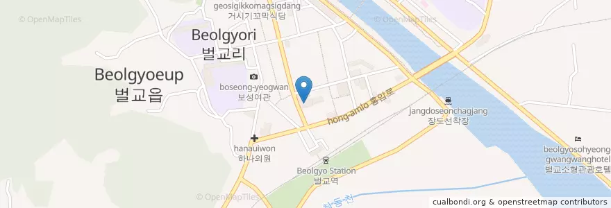 Mapa de ubicacion de 벌교농협 en 대한민국, 전라남도, 보성군.