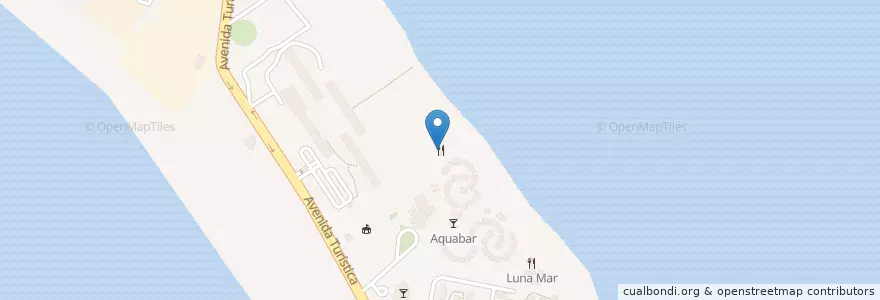 Mapa de ubicacion de Restaurante en Cuba, Camagüey, Nuevitas.