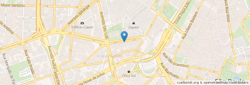 Mapa de ubicacion de G.A.T.X en Brasil, Región Sudeste, San Pablo, Região Geográfica Intermediária De São Paulo, Região Metropolitana De São Paulo, Região Imediata De São Paulo, San Pablo.
