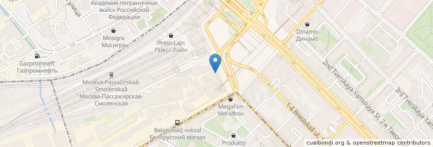 Mapa de ubicacion de Богатырь №1 en Rússia, Distrito Federal Central, Москва, Центральный Административный Округ, Тверской Район.