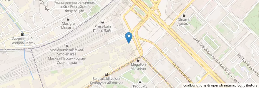 Mapa de ubicacion de Шаурмастер en Россия, Центральный Федеральный Округ, Москва, Центральный Административный Округ, Тверской Район.