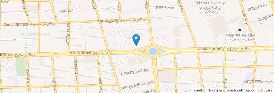 Mapa de ubicacion de مسجد سید الشهدا en Iran, Teheran, شهرستان تهران, Teheran, بخش مرکزی شهرستان تهران.