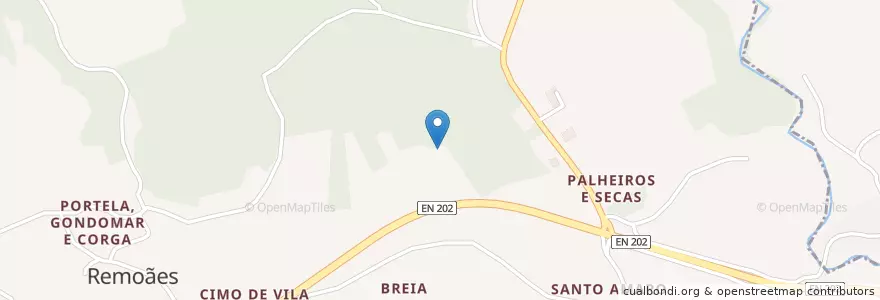 Mapa de ubicacion de Prado e Remoães en 葡萄牙, 北部大區, Alto Minho, Viana Do Castelo, Melgaço, Prado E Remoães.
