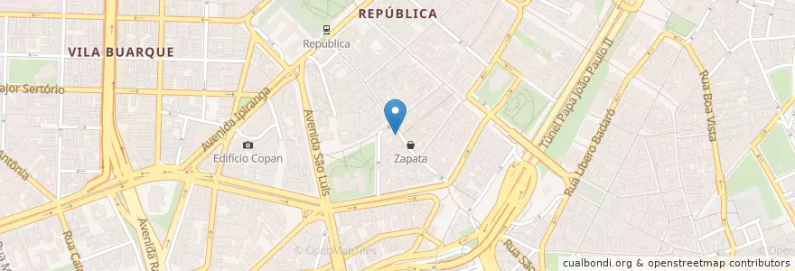 Mapa de ubicacion de Banco Itaú en Brasilien, Südosten, São Paulo, Região Geográfica Intermediária De São Paulo, Região Metropolitana De São Paulo, Região Imediata De São Paulo, São Paulo.