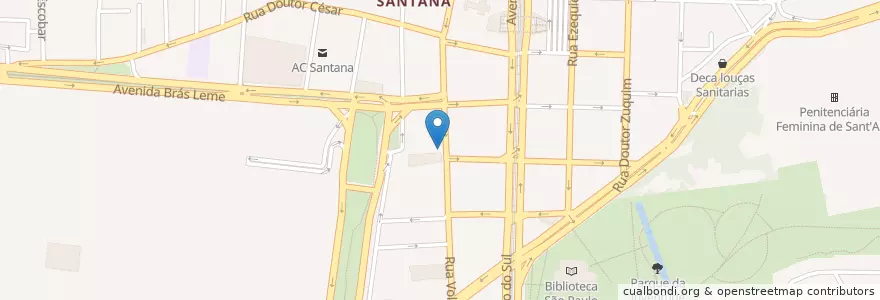 Mapa de ubicacion de Milkshake en ブラジル, 南東部地域, サンパウロ, Região Geográfica Intermediária De São Paulo, Região Metropolitana De São Paulo, Região Imediata De São Paulo, サンパウロ.