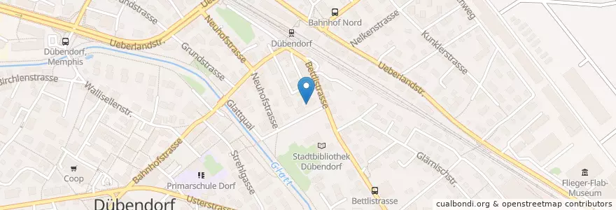 Mapa de ubicacion de FAI Fliegerärztliches Institut en Suisse, Zurich, Bezirk Uster, Dübendorf.