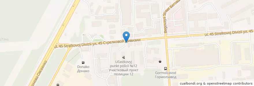 Mapa de ubicacion de Русский аппетит en Rússia, Distrito Federal Central, Oblast De Voronej, Городской Округ Воронеж.