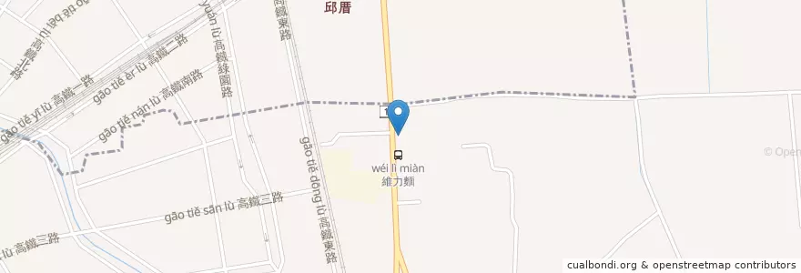 Mapa de ubicacion de 福懋加油站 en 타이완, 타이완성, 장화현, 서터우향.