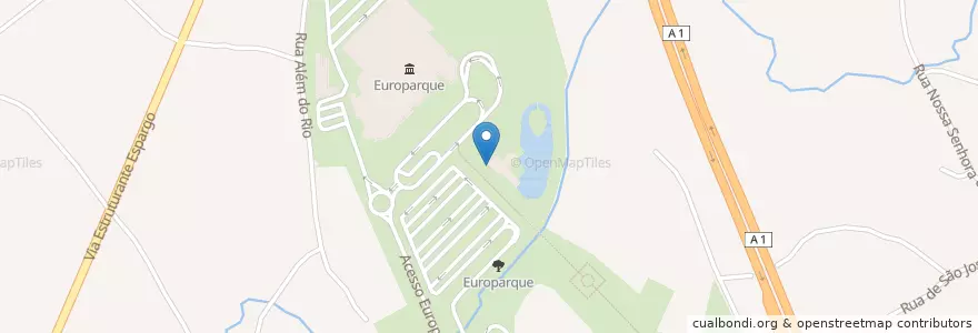 Mapa de ubicacion de Restaurante  O LAGO en Portugal, Aveiro, Norte, Área Metropolitana Do Porto, Santa Maria Da Feira, Santa Maria Da Feira, Travanca, Sanfins E Espargo.