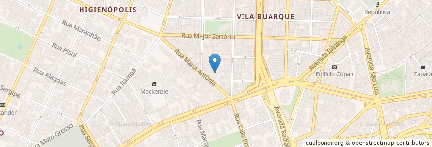 Mapa de ubicacion de Soho's Place en Brasil, Região Sudeste, São Paulo, Região Geográfica Intermediária De São Paulo, Região Metropolitana De São Paulo, Região Imediata De São Paulo, São Paulo.