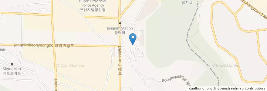 Mapa de ubicacion de 장림중앙교회 en Corea Del Sud, Busan, 사하구, 장림동.