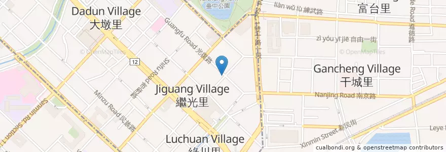 Mapa de ubicacion de Hsus Hospital for women en Taiwan, Taichung, Central District.