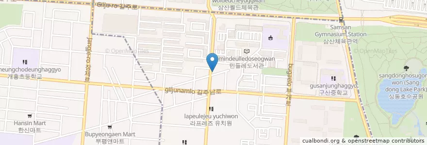 Mapa de ubicacion de 박기유 치과 en 韩国/南韓, 仁川廣域市, 富平區, 부개동.