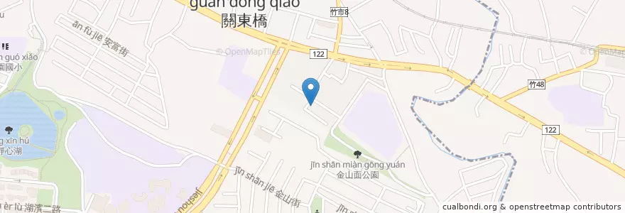 Mapa de ubicacion de 新竹市文化局圖書館金山分館 en Taiwán, Provincia De Taiwán, Hsinchu, 東區.