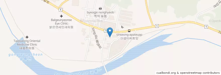 Mapa de ubicacion de 모모닭강정 en كوريا الجنوبية, 경기도, 고양시, 덕양구.