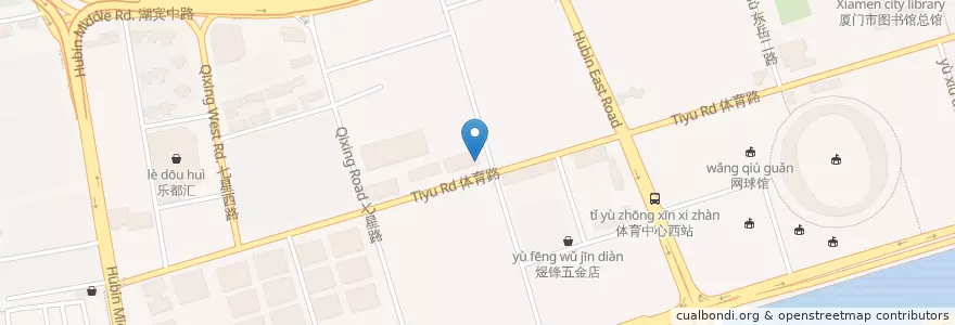 Mapa de ubicacion de 沙县小吃 en Китай, Фуцзянь, 思明区.