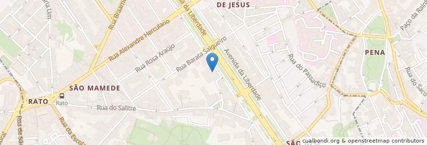 Mapa de ubicacion de Skybar en Portugal, Área Metropolitana De Lisboa, Lisboa, Grande Lisboa, Lisboa, Santo António.