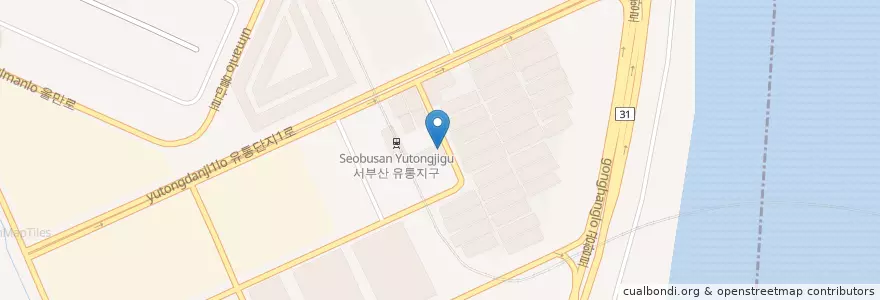 Mapa de ubicacion de KB Bank en 대한민국, 부산, 강서구, 대저동.