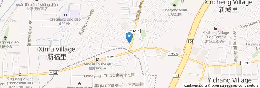 Mapa de ubicacion de 袁媽媽紅豆餅 en 臺灣, 臺中市, 太平區.
