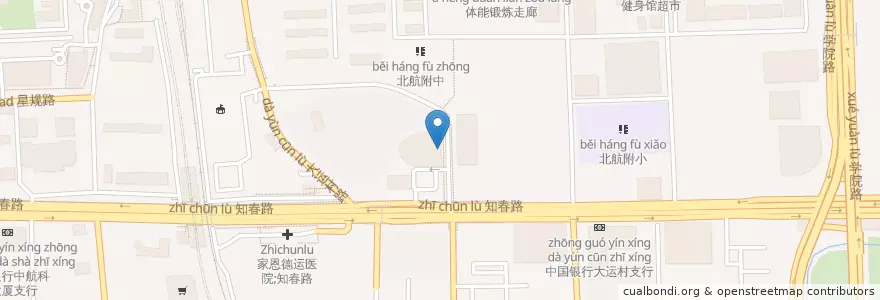 Mapa de ubicacion de 左右手中西意面工坊 en Cina, Pechino, Hebei, 海淀区.