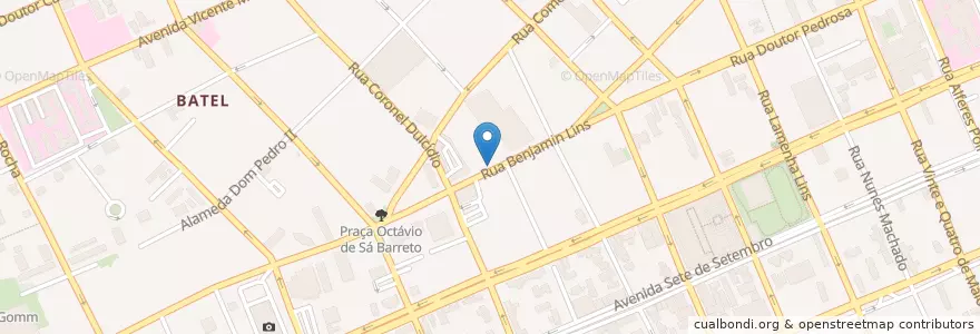 Mapa de ubicacion de Ohana Restaurante en Бразилия, Южный Регион, Парана, Região Geográfica Intermediária De Curitiba, Região Metropolitana De Curitiba, Microrregião De Curitiba, Куритиба.