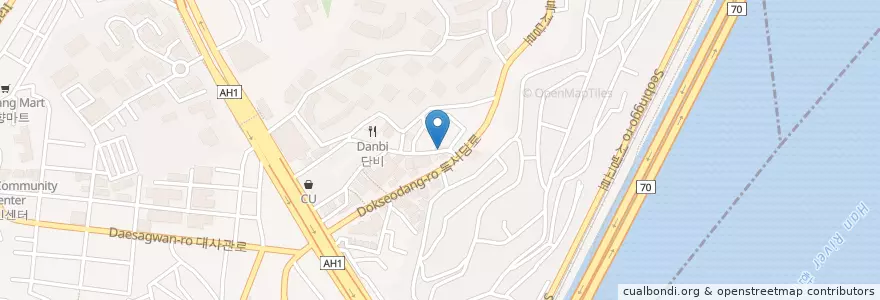 Mapa de ubicacion de 리스퀘어 en کره جنوبی, سئول, 용산구, 한남동.