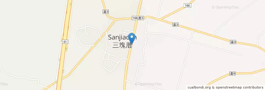 Mapa de ubicacion de 玉花小吃部 en تایوان, 臺灣省, 嘉義縣, 東石鄉.