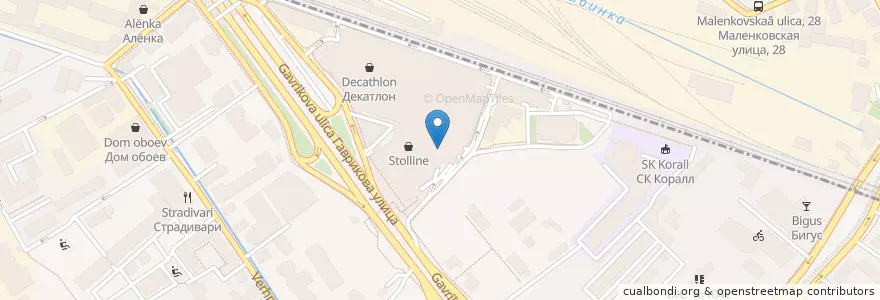 Mapa de ubicacion de Кредит Европа банк en Rusia, Distrito Federal Central, Москва, Distrito Administrativo Central, Красносельский Район.