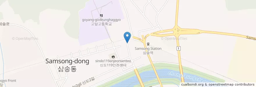 Mapa de ubicacion de 신도농협 en Corea Del Sur, Gyeonggi, 고양시, 덕양구.