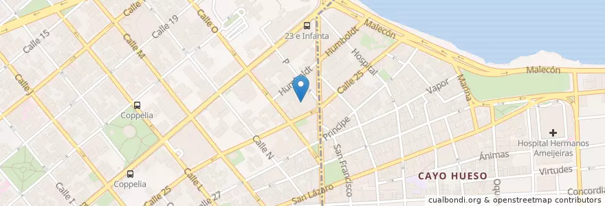 Mapa de ubicacion de Restaurant Bar En Moa en Küba, La Habana.